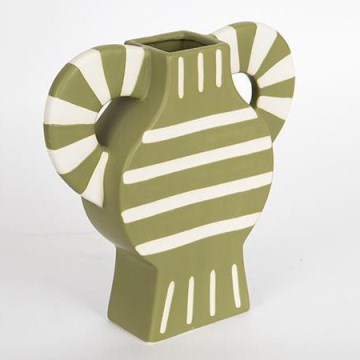 Vaso de cerâmica 32x30,8 cm verde