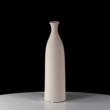 Vaso de cerâmica 33 cm branco