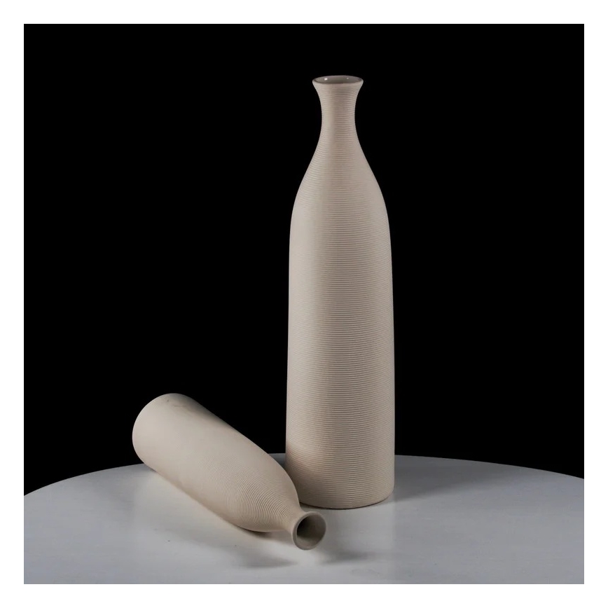 Vaso de cerâmica 33 cm branco