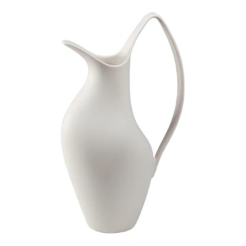 Vaso de cerâmica 33x17x19 cm branco