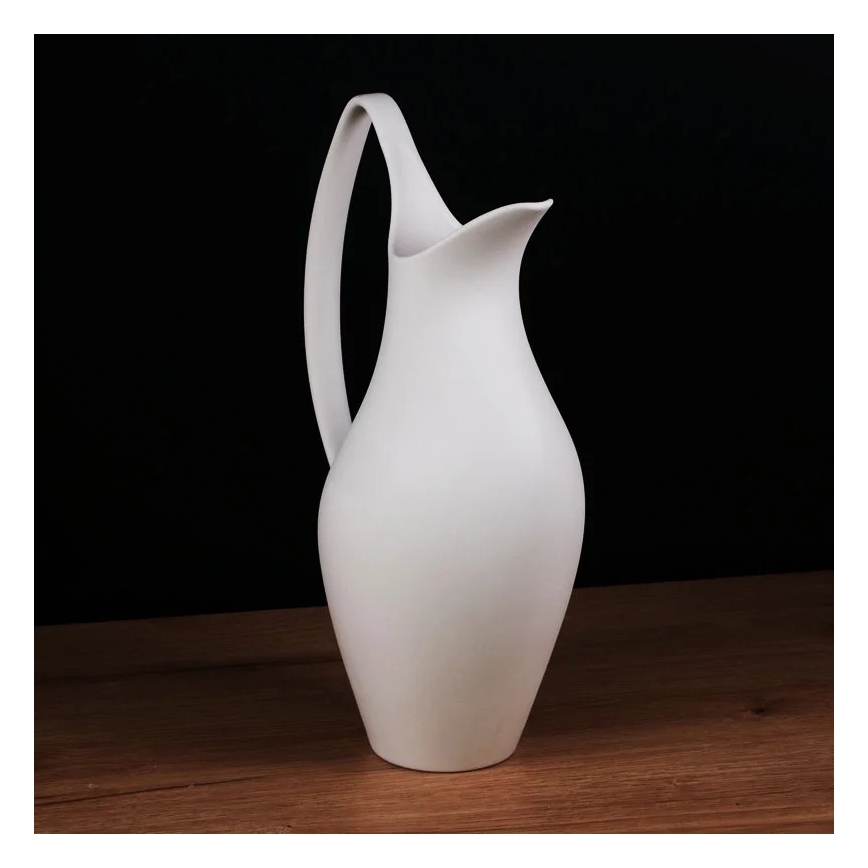 Vaso de cerâmica 33x17x19 cm branco