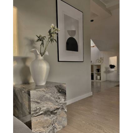 Vaso de cerâmica 41,5x23 cm branco