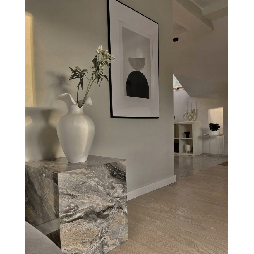 Vaso de cerâmica 41,5x23 cm branco