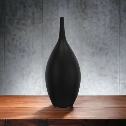 Vaso de cerâmica 47 cm, preto