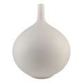 Vaso de cerâmica branco 24 cm