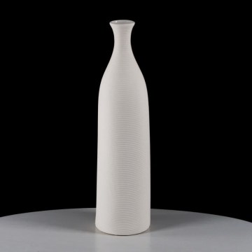 Vaso de cerâmica branco 46 cm