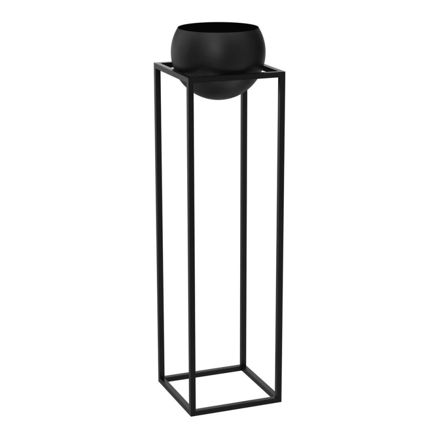 Vaso de metal 111,3x29 cm preto
