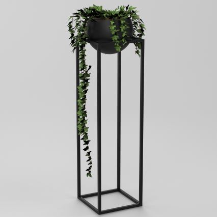 Vaso de metal 111,3x29 cm preto