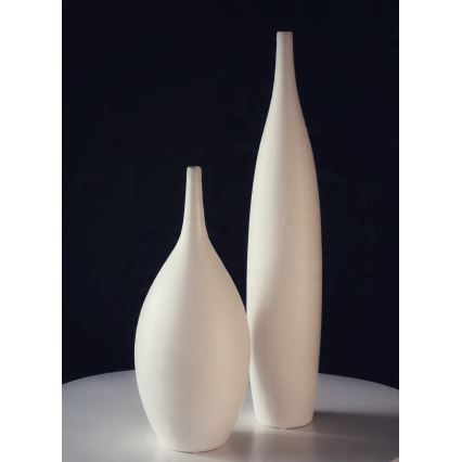 Vaso em cerâmica, 47 cm, branco