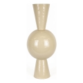 Vaso metálico 60 x 25 cm, bege
