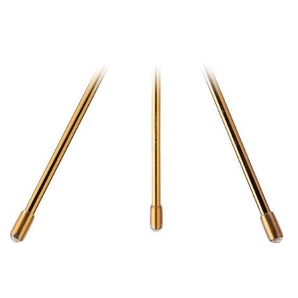 Vaso para flores de cerâmica EMMA 28,3x13 cm branco/dourado