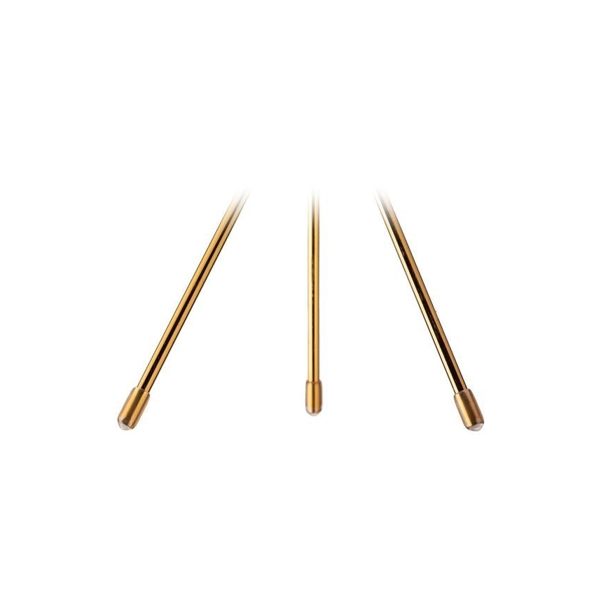 Vaso para flores de cerâmica EMMA 28,3x13 cm branco/dourado