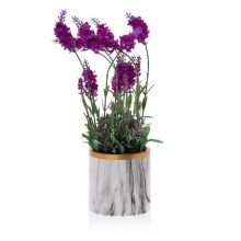 Vaso para flores de cerâmica SONA 11x11 cm