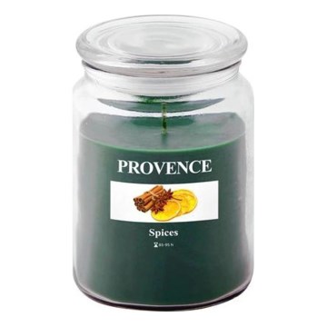 Vela aromática SPICES, 510 g, duração de 85–95 horas.