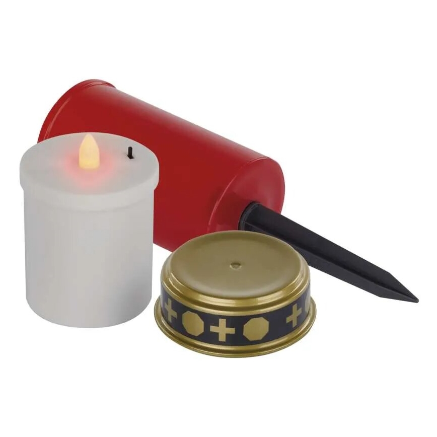 Vela da sepultura LED/2xAA IP44