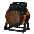 Ventilador com resistência cerâmica 1000/2000W/230V laranja/preto