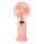 Ventilador de bolso recarregável 3W/5V 1200 mAh rosa