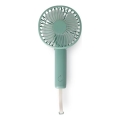 Ventilador de bolso recarregável 5W/5V 1200 mAh turquesa