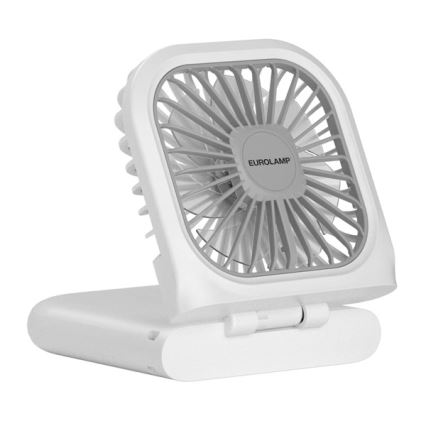 Ventilador de bolso recarregável 5W/5V 2500 mAh branco
