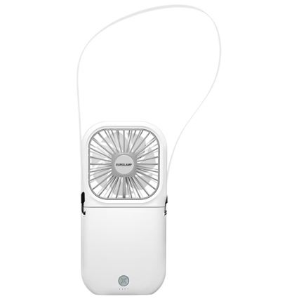 Ventilador de bolso recarregável 5W/5V 2500 mAh branco