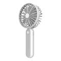 Ventilador de bolso USB 1200 mA/3,7V cinzento/branco