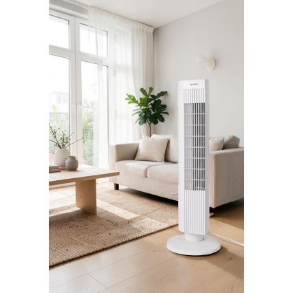 Ventilador de coluna 50W/230V 74,5 cm branco
