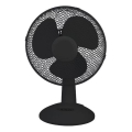 Ventilador de mesa 38 W/230 V, Ø 25 cm, preto