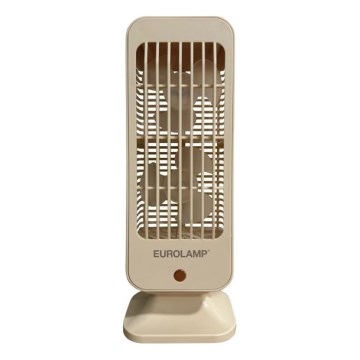 Ventilador de mesa recarregável 5W/5V 1200 mAh bege