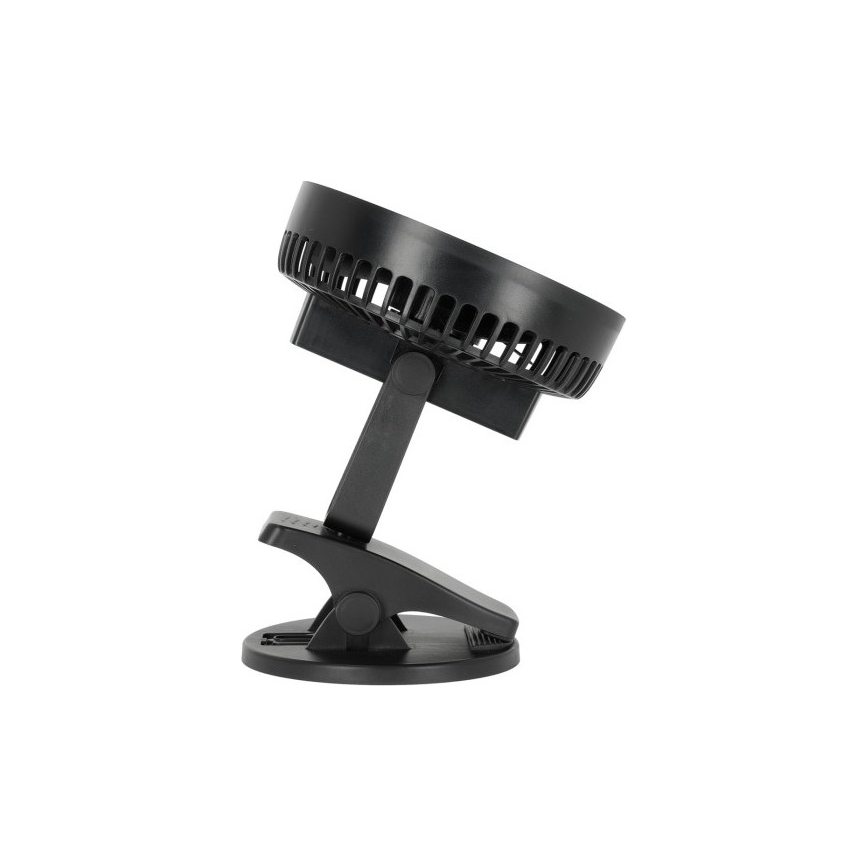 Ventilador de mesa recarregável com clipe VIENTO 6W/5V 2000 mAh preto