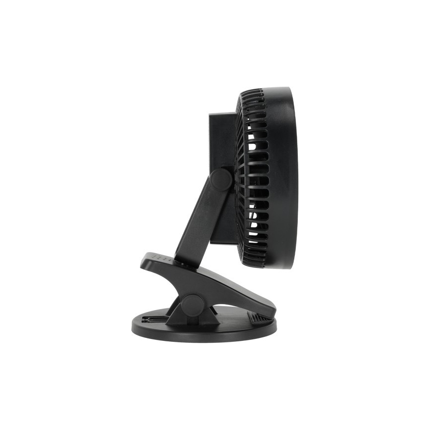 Ventilador de mesa recarregável com clipe VIENTO 6W/5V 2000 mAh preto