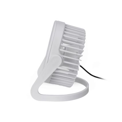 Ventilador de mesa USB diâmetro 15 cm branco