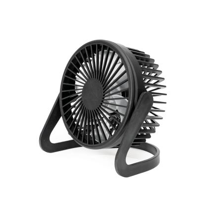 Ventilador de mesa USB diâmetro 15 cm preto