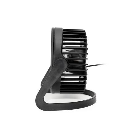 Ventilador de mesa USB diâmetro 15 cm preto