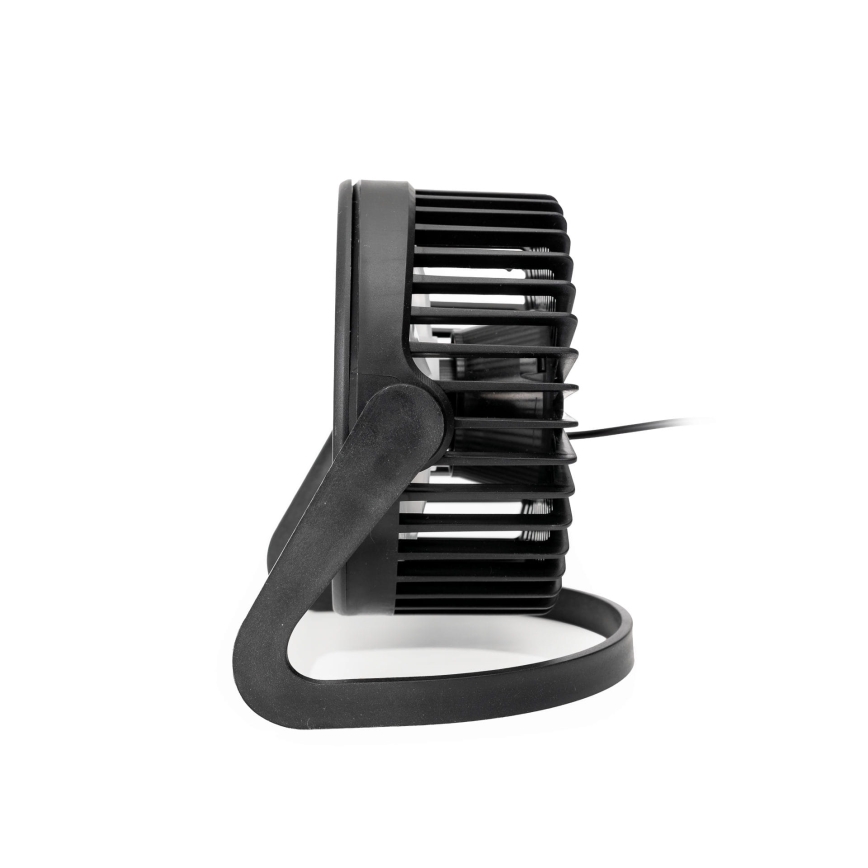 Ventilador de mesa USB diâmetro 15 cm preto
