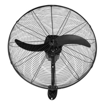 Ventilador de parede 115W/230V Ø 66 cm preto + controlo remoto