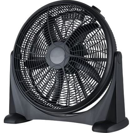 Ventilador de pé 100 W/230 V, Ø 50 cm, preto