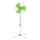 Ventilador de pé 60 W / 230 V, Ø 40 cm, branco/verde