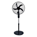 Ventilador de pé 60 W/230 V, Ø 50 cm, preto