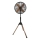 Ventilador de pé 60W/230V 133 cm preto/cobre + controlo remoto