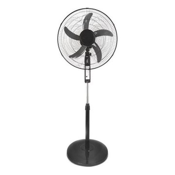 Ventilador de pé 60W/230V, diâmetro 50 cm, preto + controlo remoto