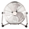 Ventilador de pé 90 W / 230 V, Ø 40 cm, cromado brilhante
