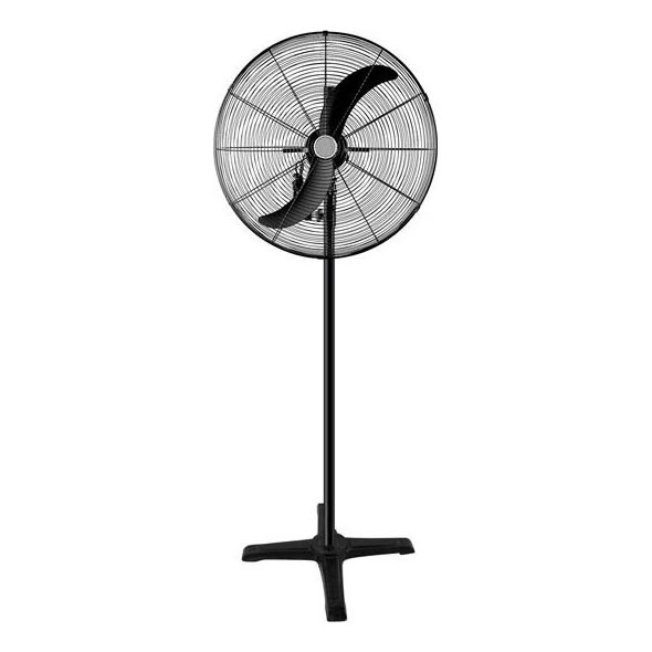 Ventilador de pé industrial 180 W/230 V Ø 66 cm, preto