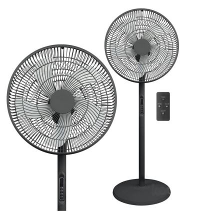 Ventilador de pé VIENTO-R 40W/230V preto + controlo remoto