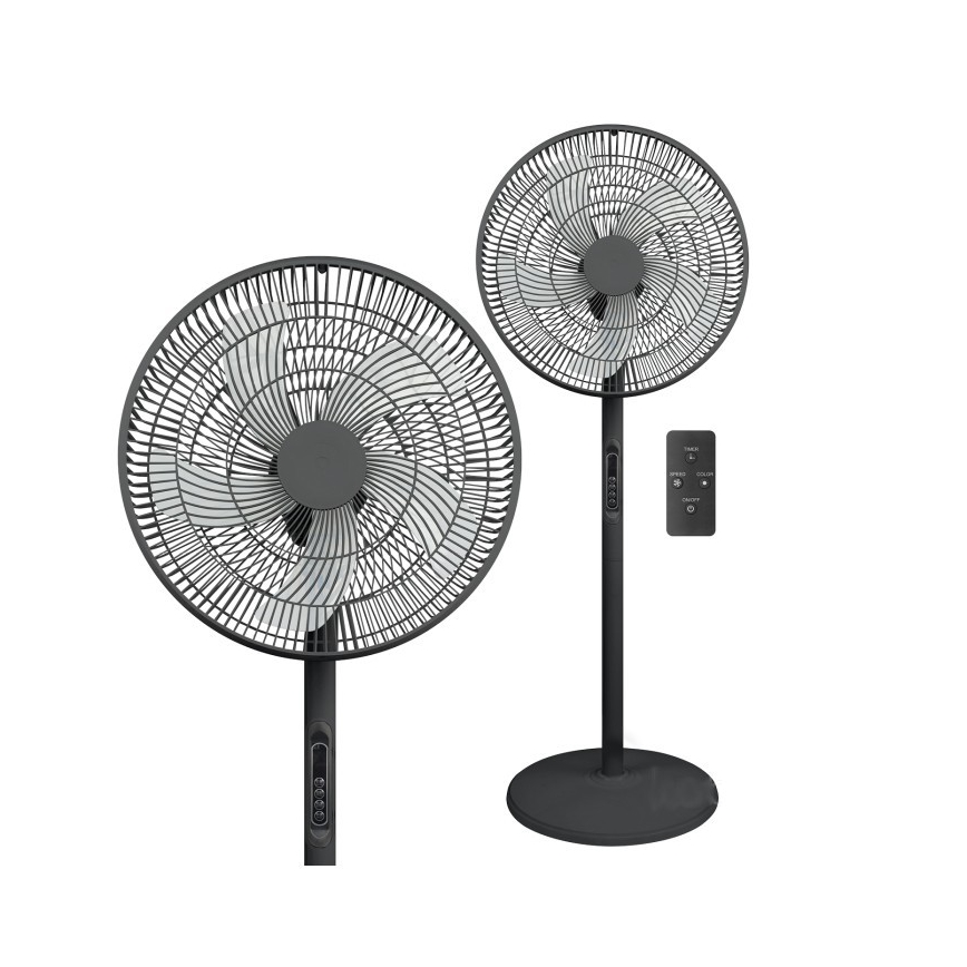 Ventilador de pé VIENTO-R 40W/230V preto + controlo remoto