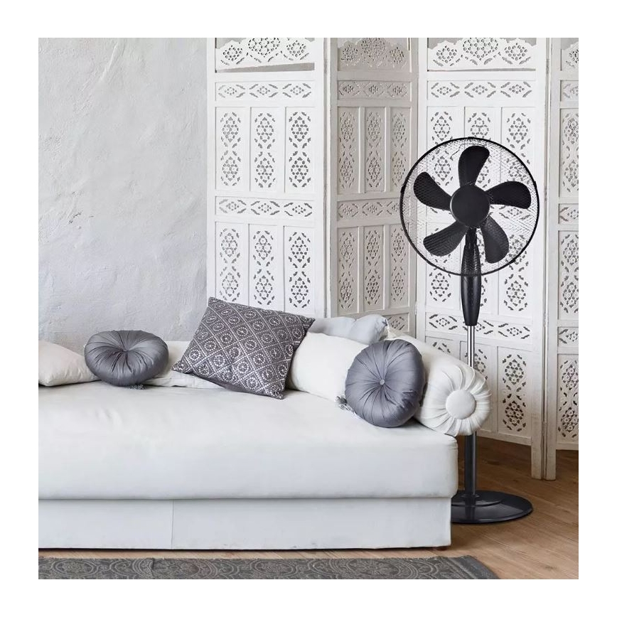 Ventilador de pé Ø 43 cm 55W/230V preto