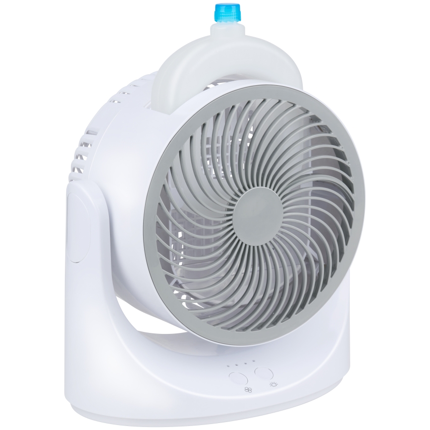Ventilador de secretária LED RGB com efeito de névoa 5V