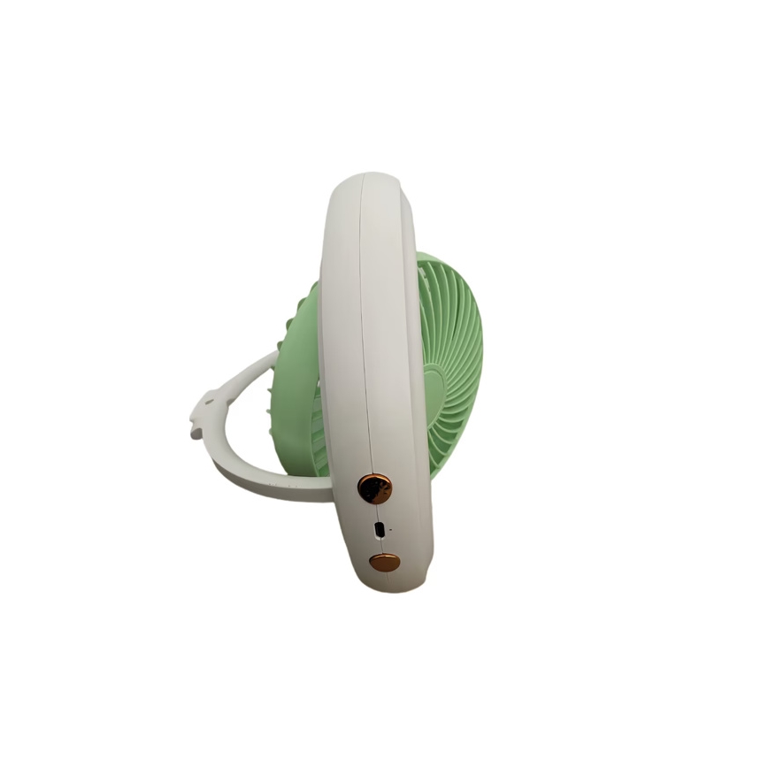 Ventilador de secretária recarregável 4W/5V 1200 mAh branco