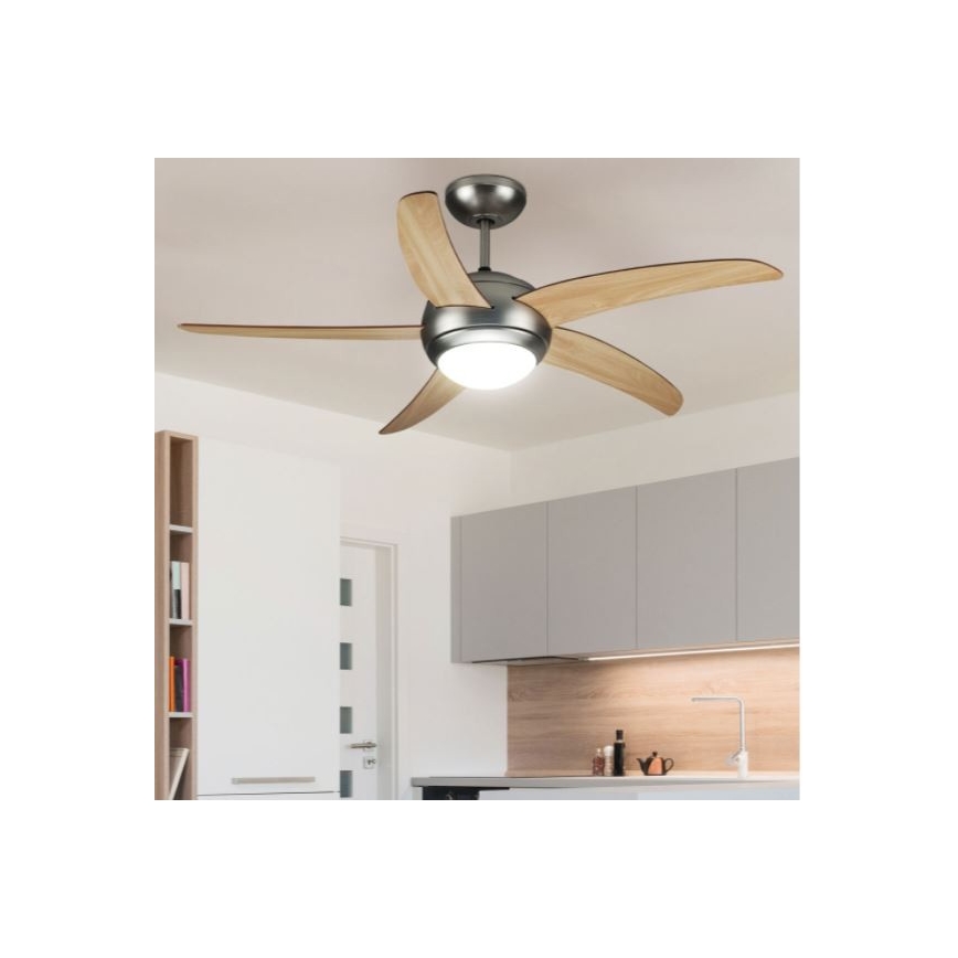 Ventilador de teto 2xE27/20W/230V diâmetro 132 cm + controlo remoto