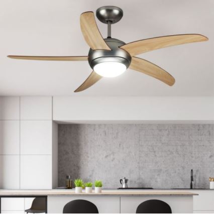 Ventilador de teto 2xE27/20W/230V diâmetro 132 cm + controlo remoto