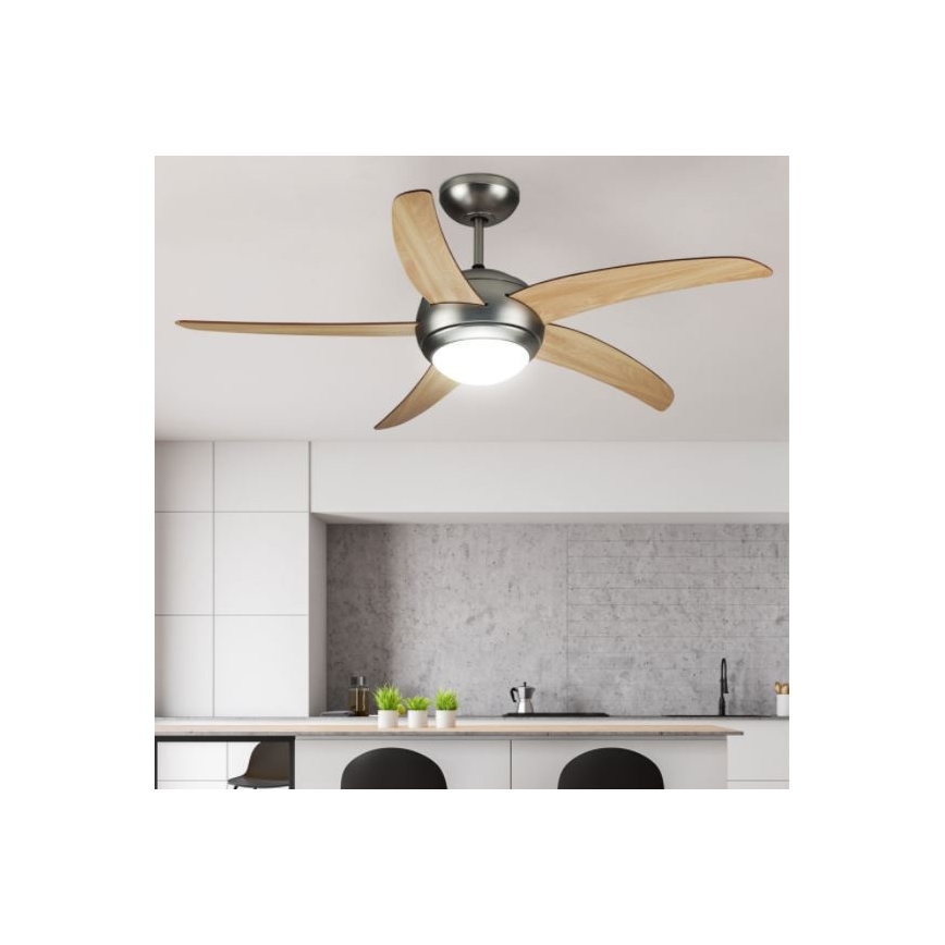 Ventilador de teto 2xE27/20W/230V diâmetro 132 cm + controlo remoto